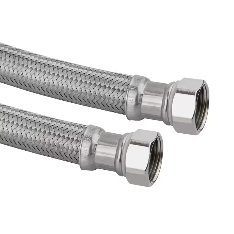 304 ruostumattomasta teräksestä punottu letku