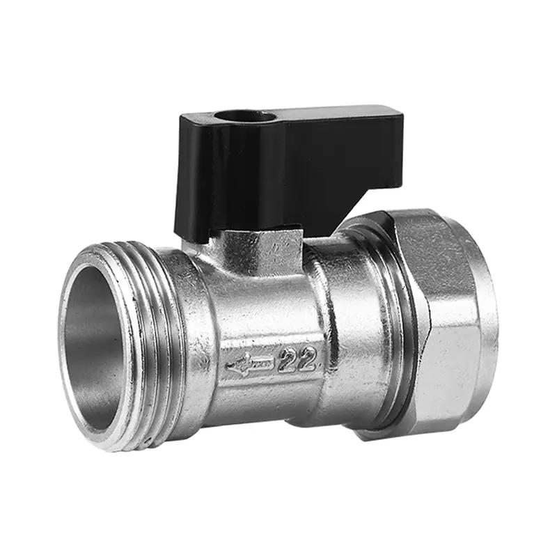 Messinkinen Mini Compression Quick Open Ball Valve