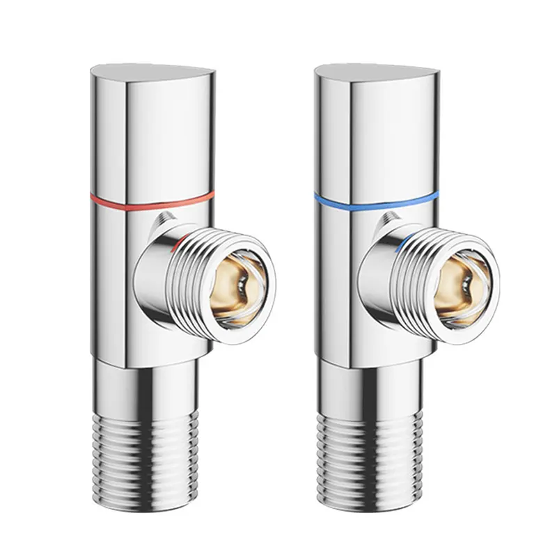 Sähköpinnoitettu messinkikulmaventtiili