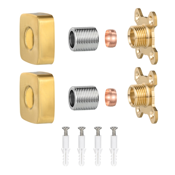 Kultainen neliön suihkuhanalevy