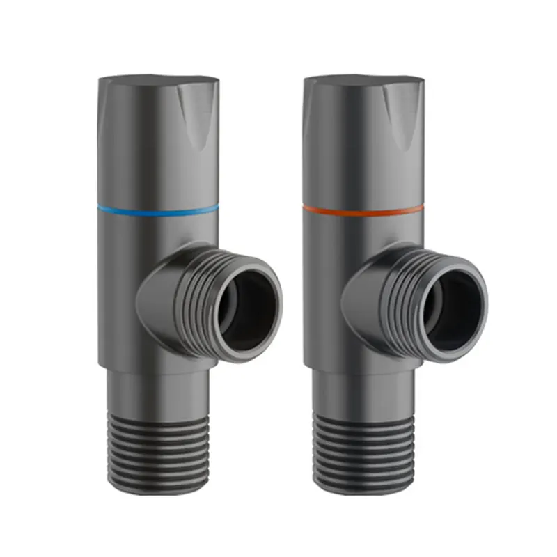 Grey Brass Angle Valve