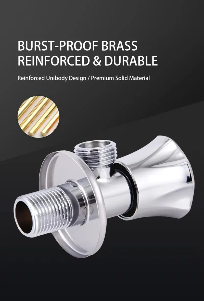 Polished Chrome Angle Valve