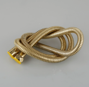 Monikokoinen ruostumattomasta teräksestä valmistettu suihkuletku, räjähdyssuojattu EPDM ulosvedettävä letku bideesuihkulle ja wc-kulmaventtiilille