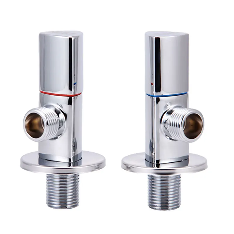 Vahvistettu messinkikulmaventtiili