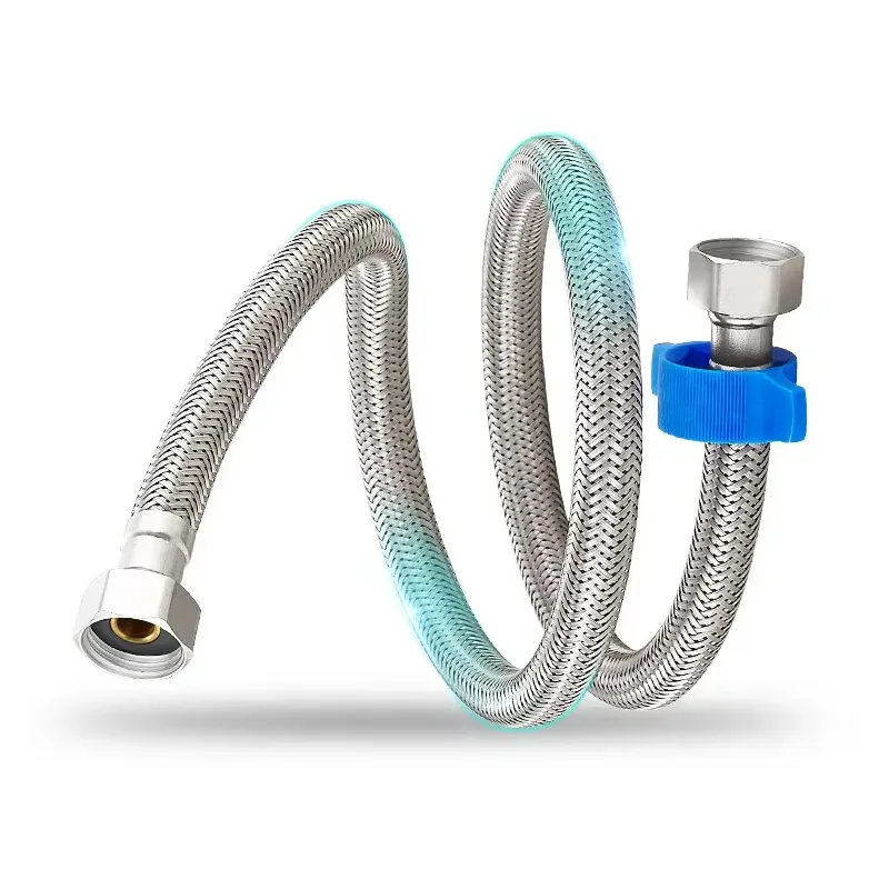 Ruostumattomasta teräksestä punottu letku